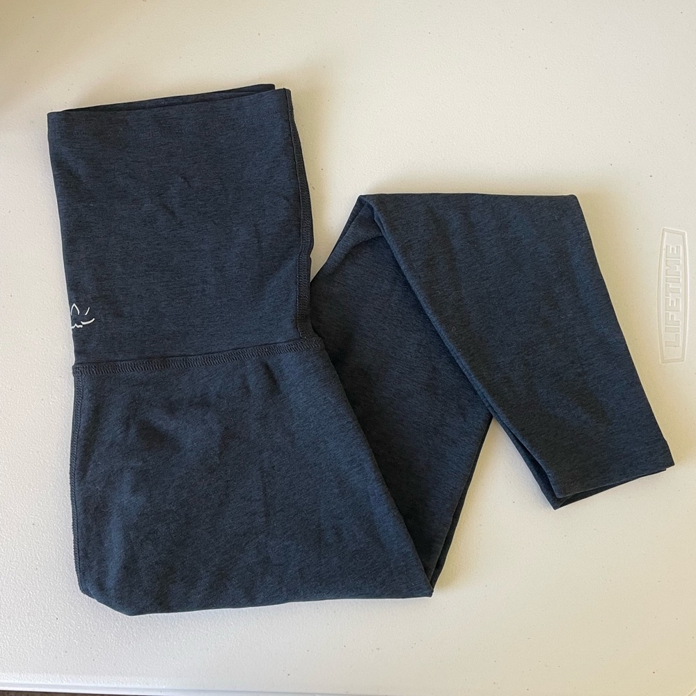 Spacedye Love the Bump Midi Maternity Legging Darkest Night - Picture 4 of 4